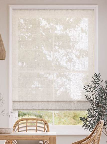 Sabe Voile Linen Roman Blind thumbnail image