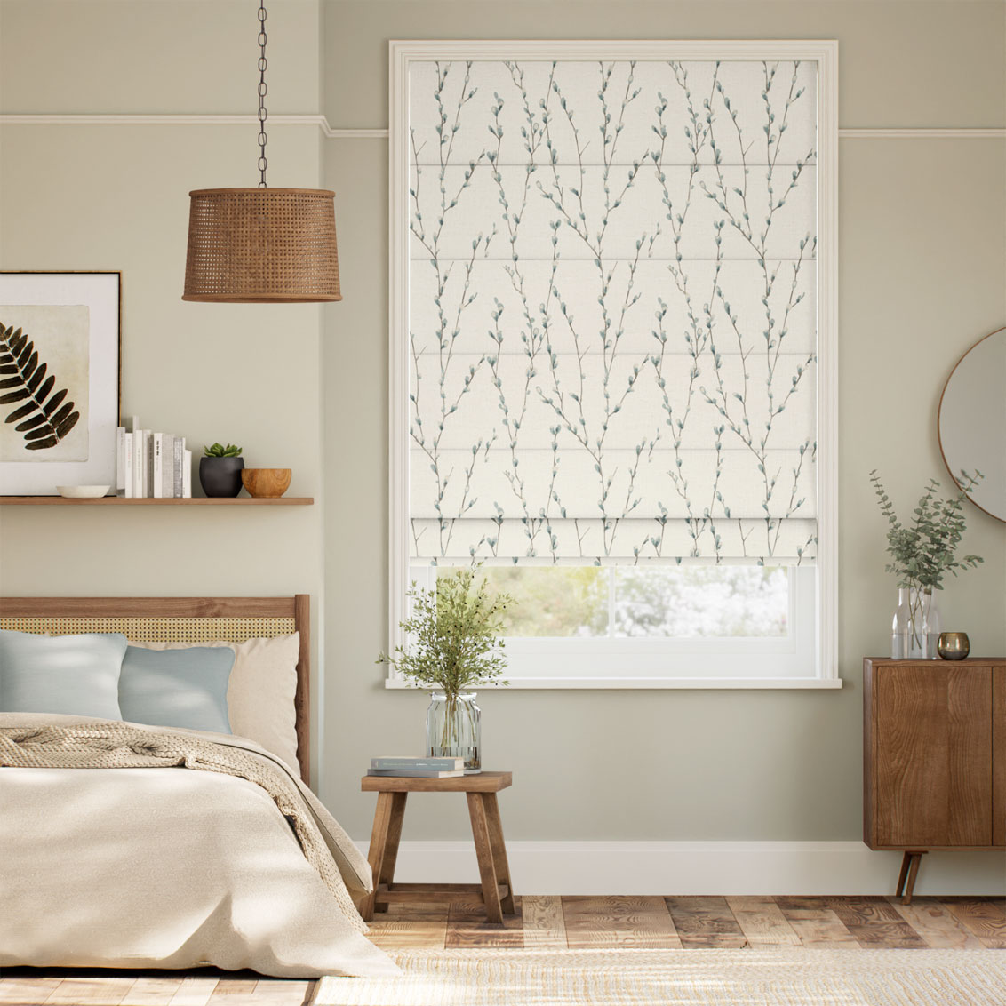 Salice Trail Mineral Roman Blind