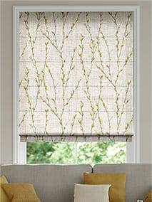 Salice Trail Mustard Roman Blind thumbnail image
