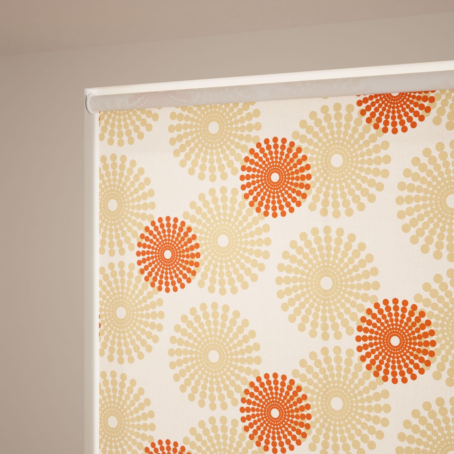 Salina Orange Roller Blind