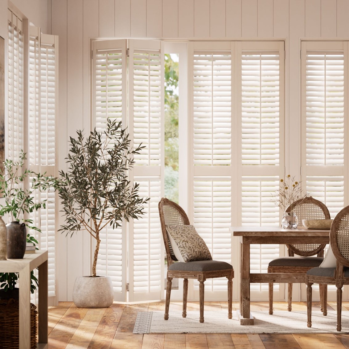 Mayfair Warm White Shutter Blinds