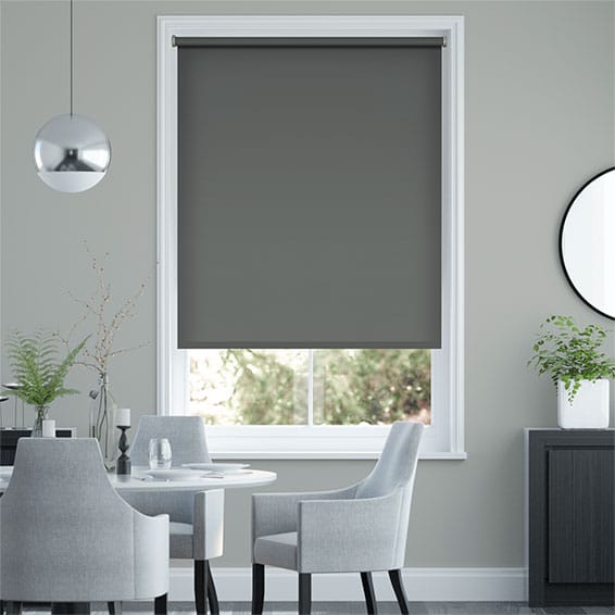 Santiago Blackout Anchor Grey Roller Blind