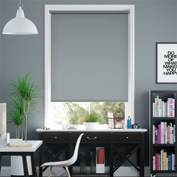 Santiago Blackout Bluegrey Roller Blind