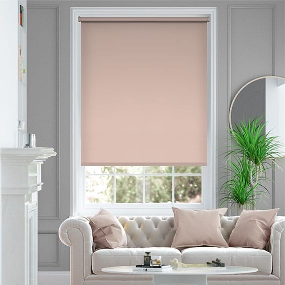 Santiago Blackout Blush Roller Blind