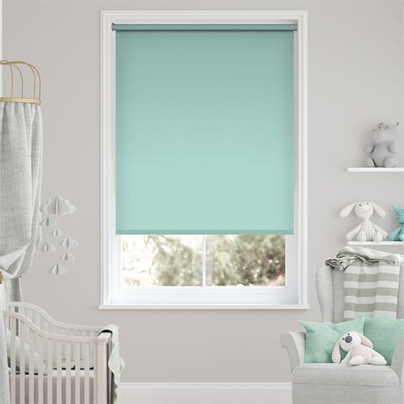 Santiago Blackout Olympic Blue Roller Blind