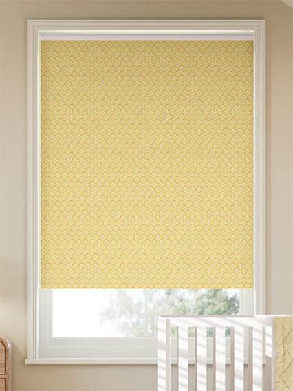Scallops Light Yellow Roller Blind thumbnail image