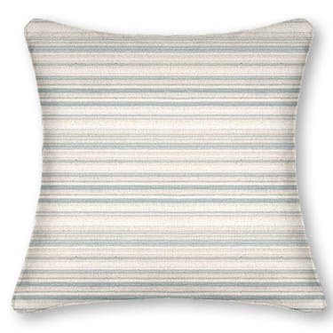 Scandinavia Stripe Aqua Curtains - Cushions