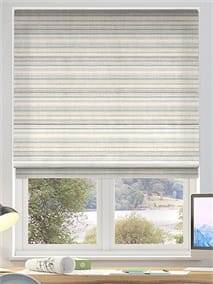 Scandinavia Stripe Aqua Roman Blind thumbnail image