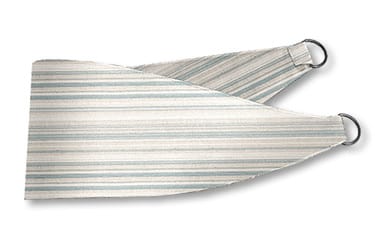 Scandinavia Stripe Aqua Curtains - Tiebacks
