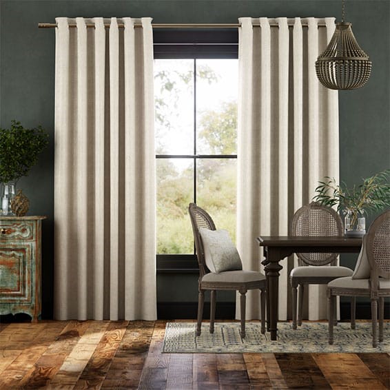 Scintilla Crème Café Curtains