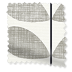 Scribble Stem Grey Roman Blind sample image