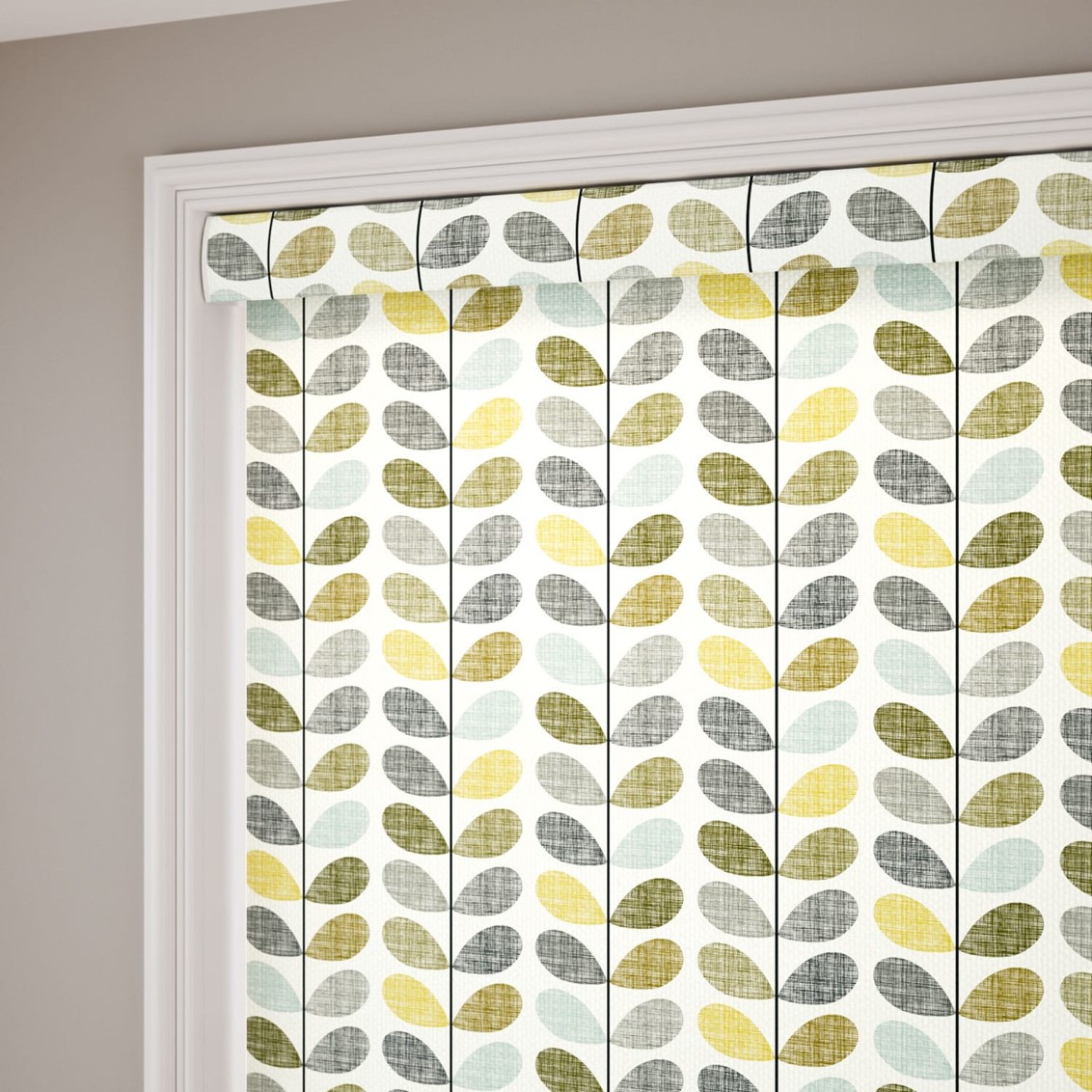 Scribble Stem Seagrass Roller Blind