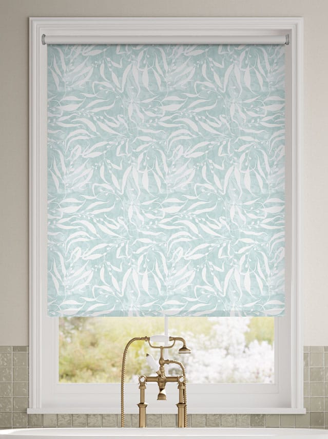 Splash Blackout Sea Kelp Soft Teal Roller Blind thumbnail image