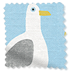 Seagulls Blue Haze Curtains swatch image