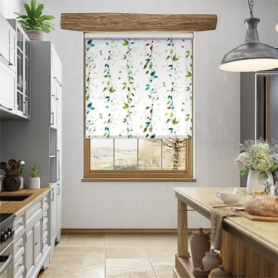 Secret Garden Bluegrass Roller Blind