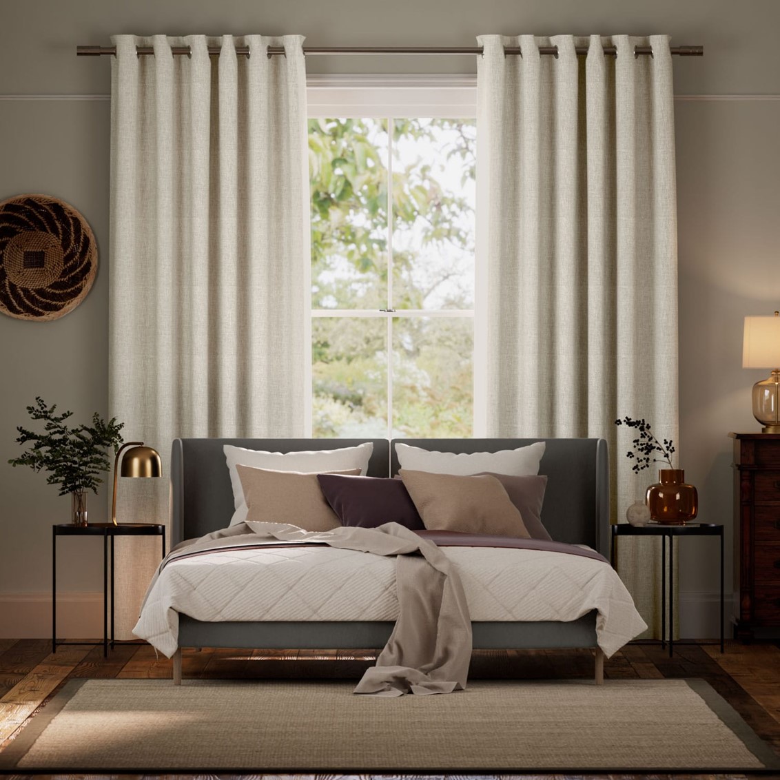 Sedona Blackout Linen Curtains