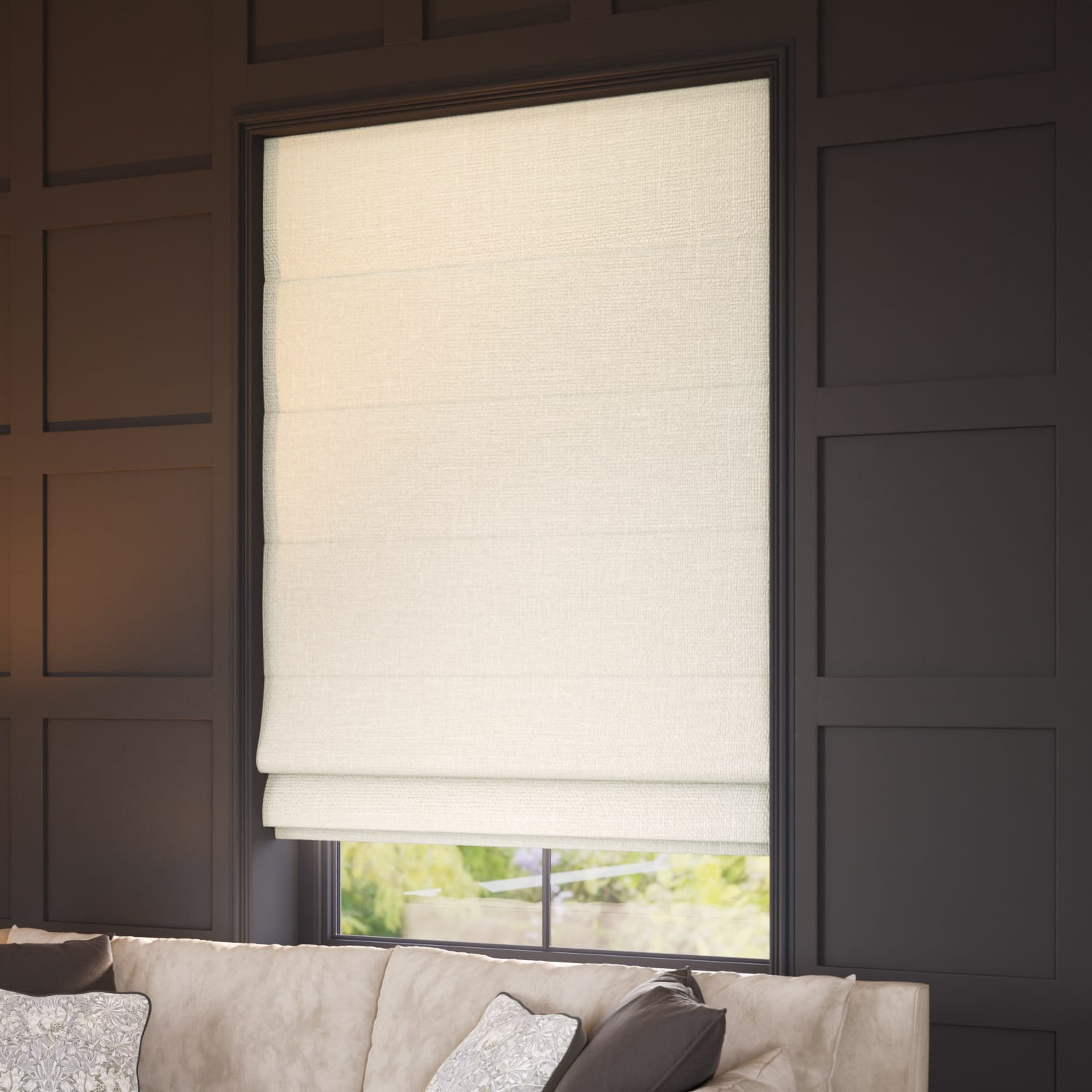 Sedona Blackout Linen Roman Blind