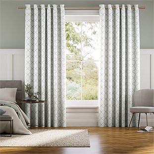 Selene Embroidered Pearl Curtains thumbnail image