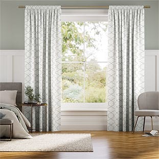 Selene Embroidered Pearl Curtains thumbnail image