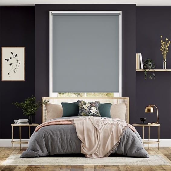 Sevilla Blackout Blue Grey  Roller Blind