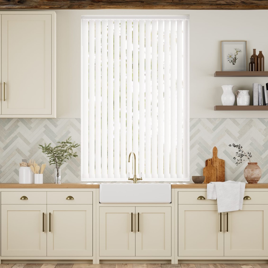 Sevilla Brilliant White  Vertical Blind