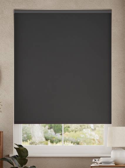 Sevilla Blackout Charcoal Roller Blind thumbnail image