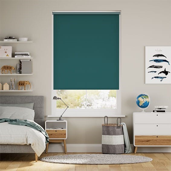 Sevilla Blackout Kingfisher Roller Blind