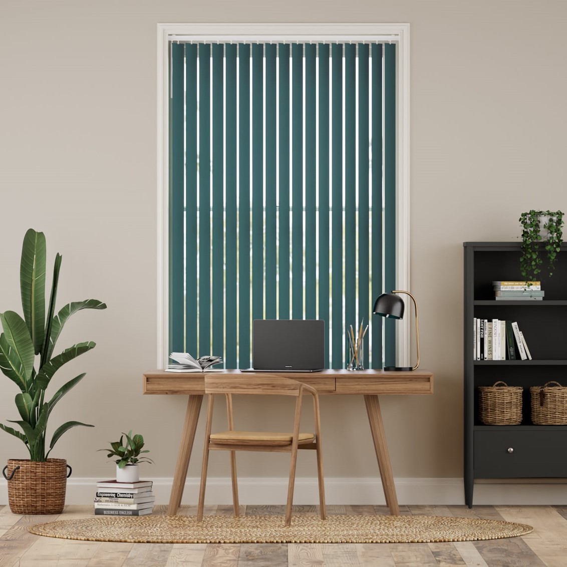 Sevilla Kingfisher Vertical Blind