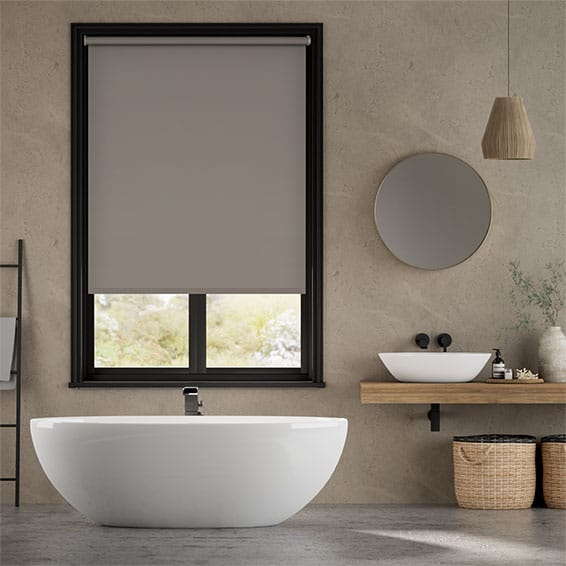 Electric Sevilla Blackout Touchstone Grey  Roller Blind