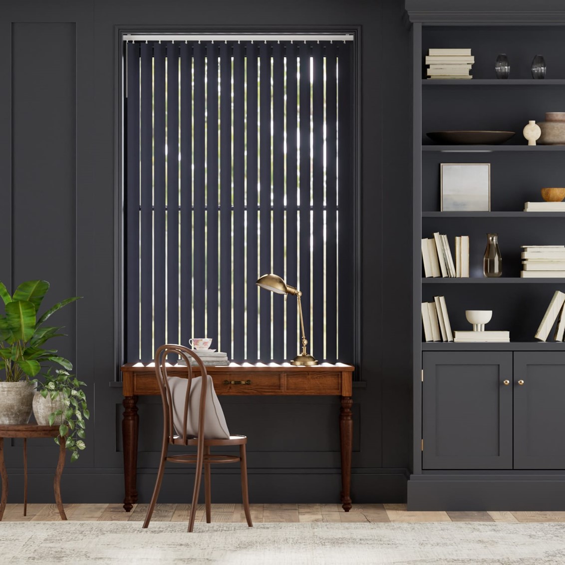 Sevilla Tranquility Twilight Blue Vertical Blind