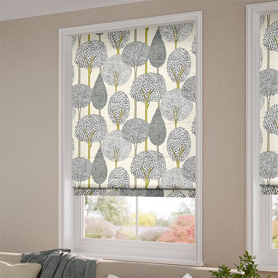 Silhouette Linen Roman Blind