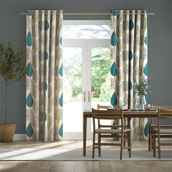 Silhouette Peacock Curtains