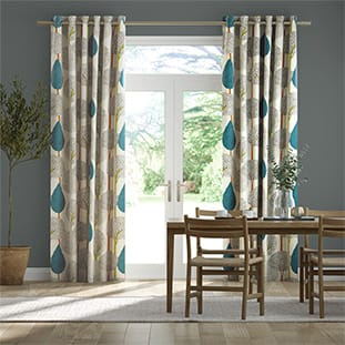 Silhouette Peacock Curtains thumbnail image