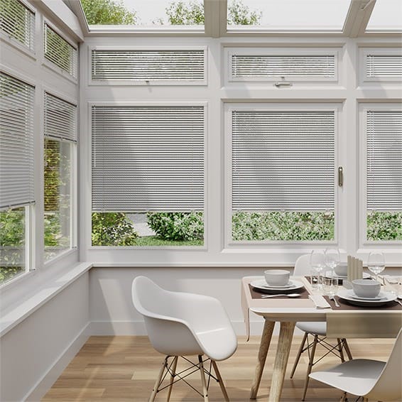 PerfectFIT Silver Stripe Venetian Conservatory Blind