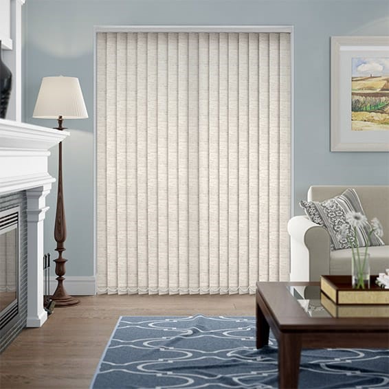 Simplicity Linen Ivory Vertical Blind