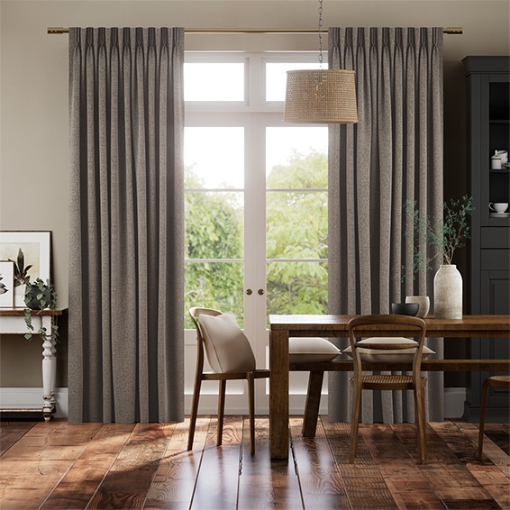 Smooth Sisal Bronze  Curtains