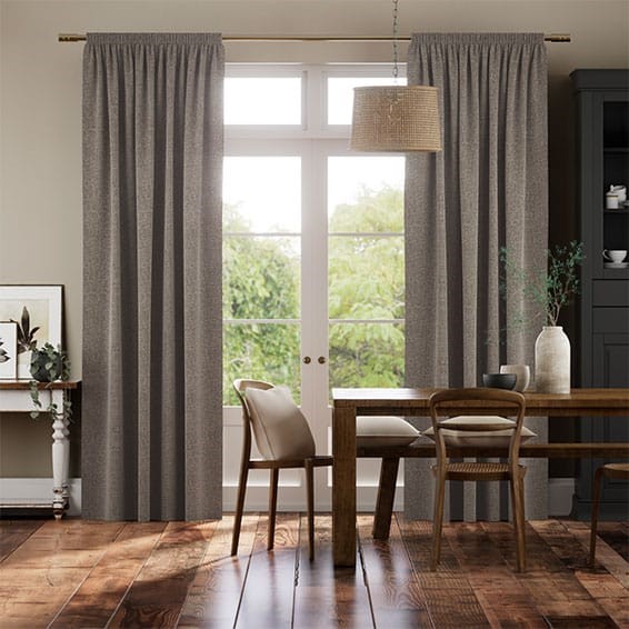 Smooth Sisal Bronze  Curtains