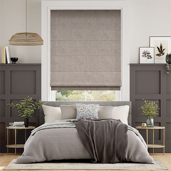 Smooth Sisal Bronze  Roman Blind