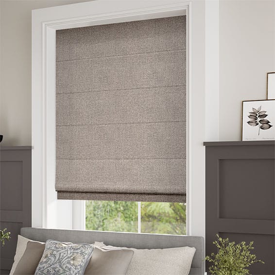 Smooth Sisal Bronze Roman Blind