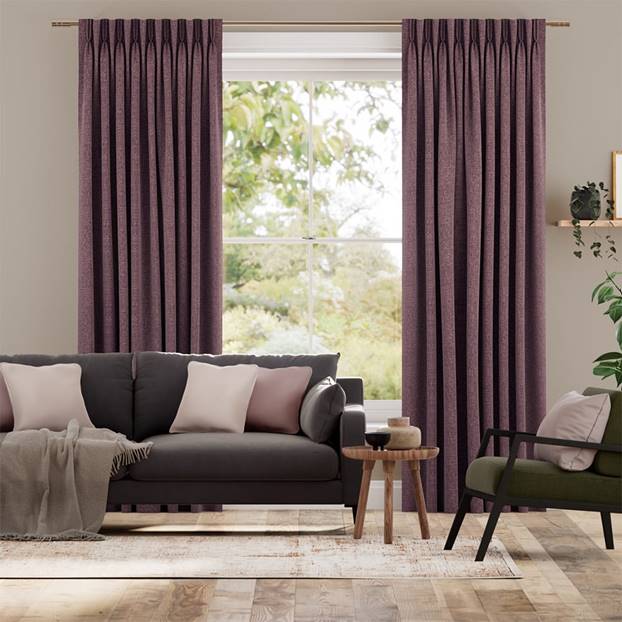 Smooth Sisal Elderberry Curtains thumbnail image