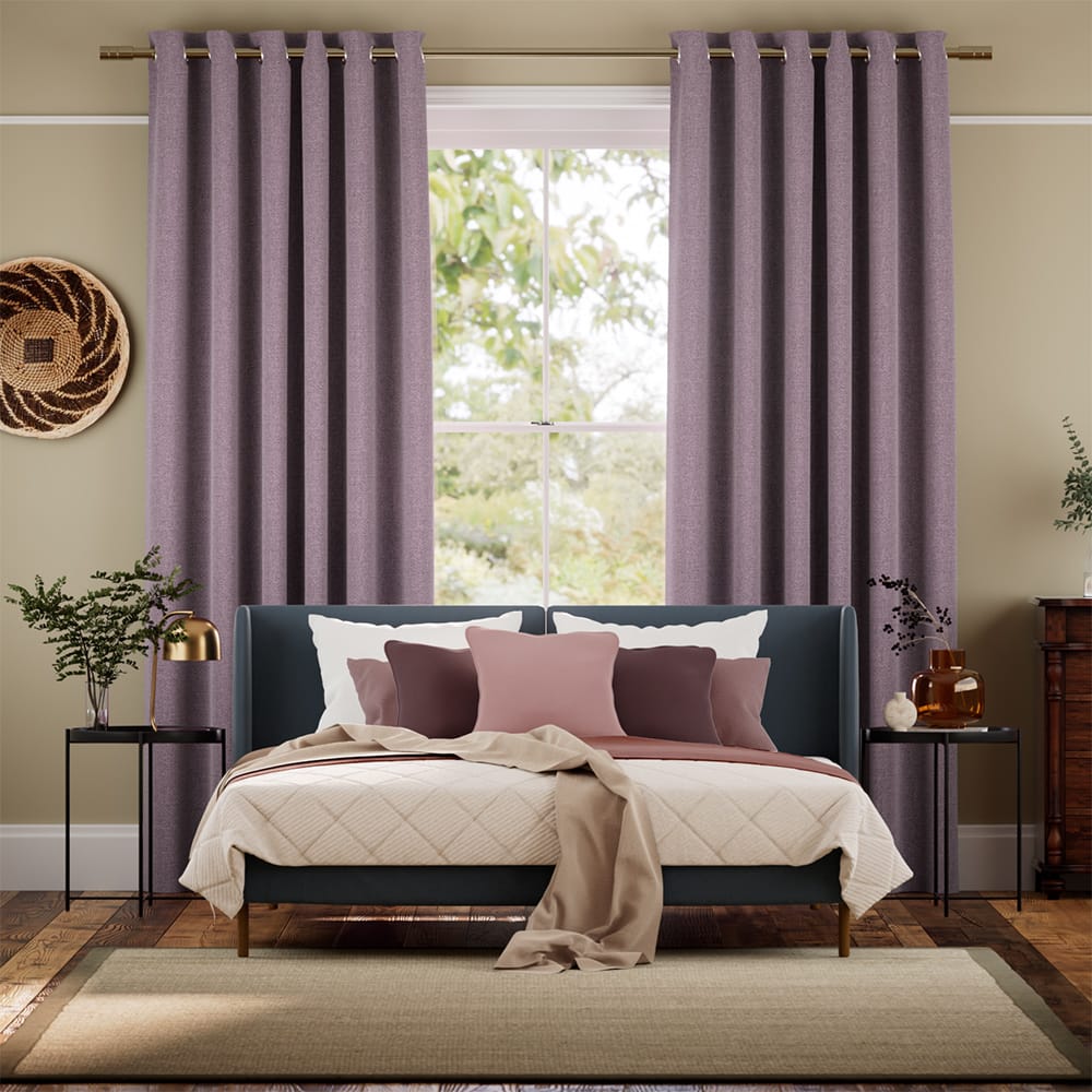 Smooth Sisal French Lavender Curtains thumbnail image