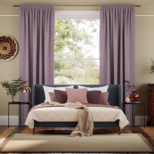 Smooth Sisal French Lavender Curtains thumbnail image