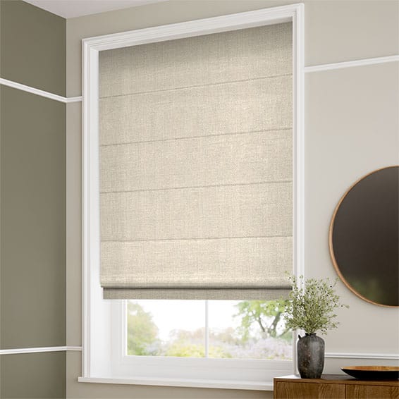 Smooth Sisal Light Gold Roman Blind