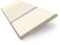 Soft Cream & Cream Wooden Blind swatch image