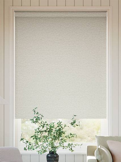 Soft Raise Caress Blackout Natural Roller Blind thumbnail image