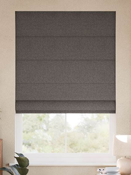 Soft Weave Charcoal Roman Blind thumbnail image