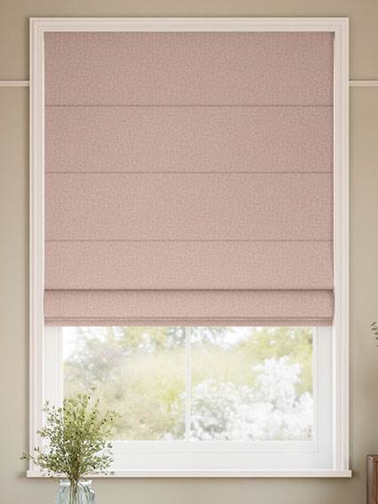 Soft Weave Dusky Rose Roman Blind thumbnail image