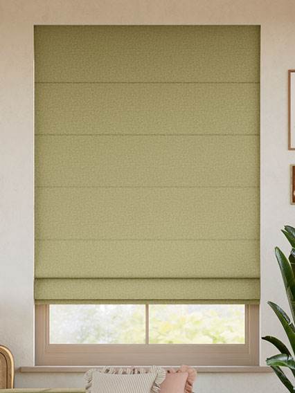 Soft Weave Green Gold Roman Blind thumbnail image