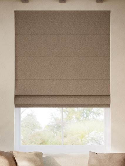 Soft Weave Hazelnut Roman Blind thumbnail image