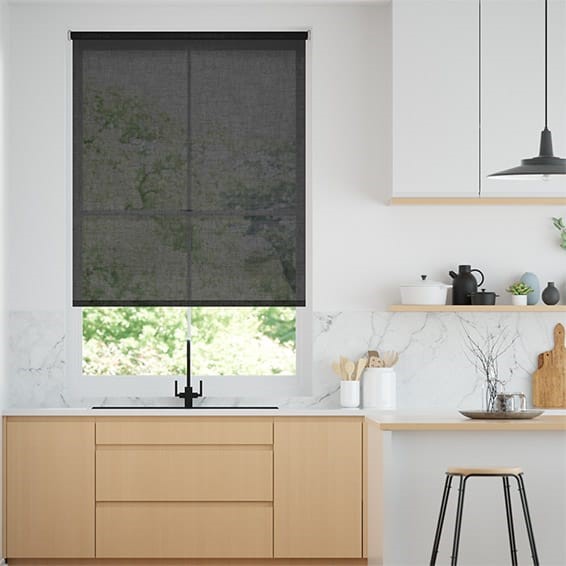 Electric Solana Noir Roller Blind